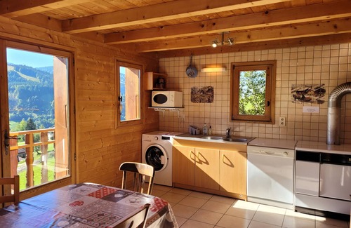 Flumet Chalet De Ski | Le Mazot de Marie - Chalet individuel 6 pers vue Mont Blanc