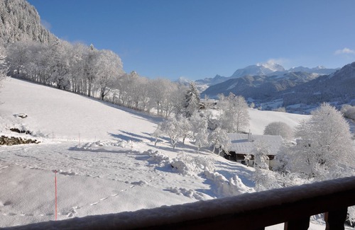Flumet Chalet De Ski | Le Mazot de Marie - Chalet individuel 6 pers vue Mont Blanc