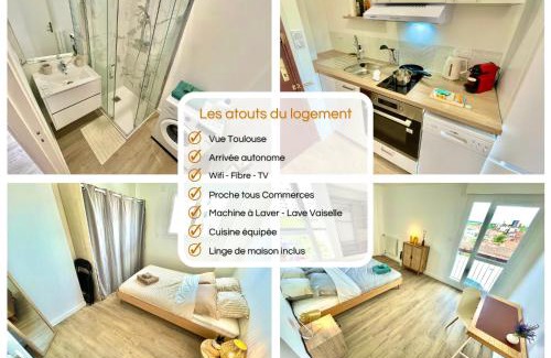 Toulouse East Appartement | " Le Perchoir Bonnefoy " Vue - Wifi - TV
