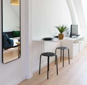 Saint-Quentin Appartement | Le perchoir ensoleillé 2Pers Wifi centre