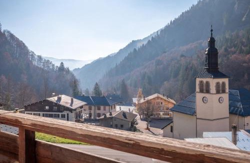 La Giettaz Appartement | Le Petit Aravis - village et vue panoramique