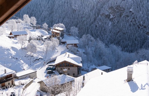 Peisey-Nancroix Chalet De Ski | Le Petit Chazelet avec vue sur la montagne - 7PAX