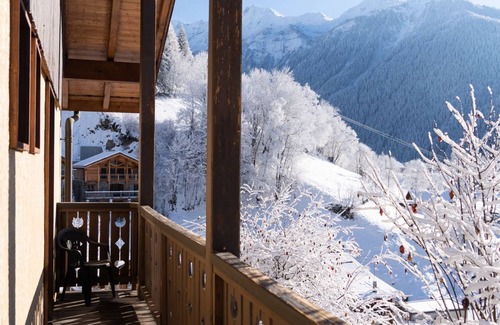 Peisey-Nancroix Chalet De Ski | Le Petit Chazelet avec vue sur la montagne - 7PAX
