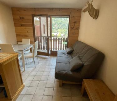 Saint-Jean-dʼAulps Appartement | Le Pied des Pistes A13, Joli Studio tout confort 4 pers, vue vallée imprenable, DRAPS NON COMPRIS