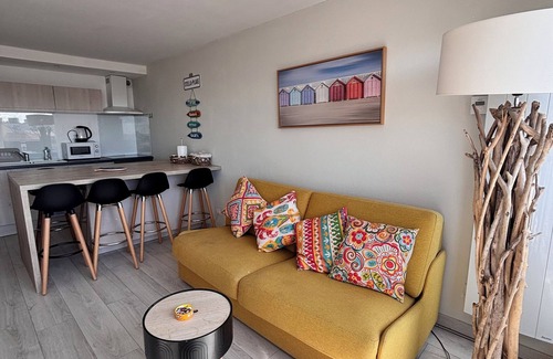 Stella-Plage Appartement | Le rêve bleu de Jeanne et Marie - vue mer balcon proche du Touquet-Paris-Plage