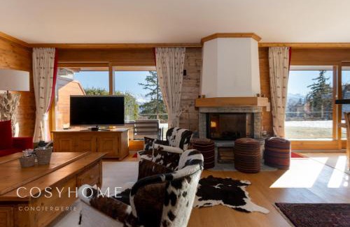 Randogne Appartement | Le Saint Georges l Jardin et vue l By CosyHome