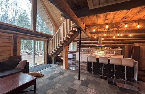 Matawinie Regional County Municipality Chalet De Ski | Le Saphira - Chalet en bois rond