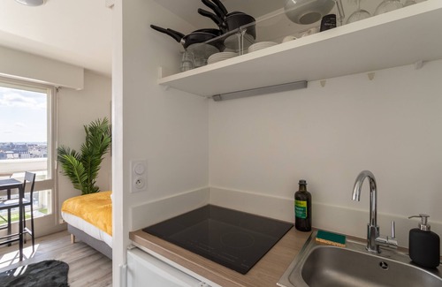 Bourg-l'Eveque Appartement | Le Studio de l'Ange - Vue imprenable