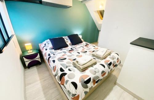 Reims Appartement | Le Sweet Home, clim, parking privé, wifi