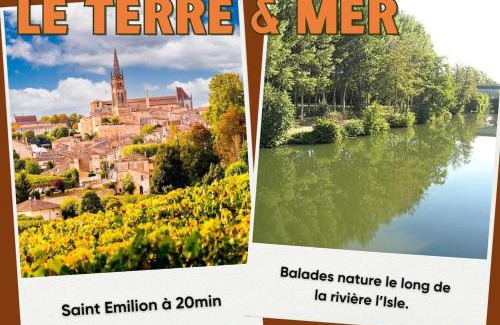 Saint-Medard-de-Guizieres Appartement | Le Terre & Mer - Proche Saint Emilion