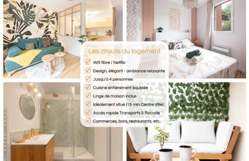 Toulouse North Appartement | Le Tropical Bali, Appt T2, proche métro et centre ville