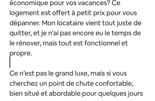 Lac-Megantic Appartement | le vétérans centrale