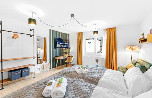 Seckenheim Appartement | Lemon3 - SAP Arena & Maimarkt - Smart-TV - Self-Checkin - Free Parking