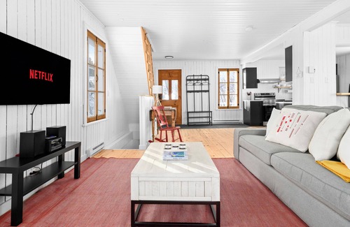 Saint Irenee Chalet De Ski | Les Capelans| Foyer | BBQ | Vue sur le Fleuve