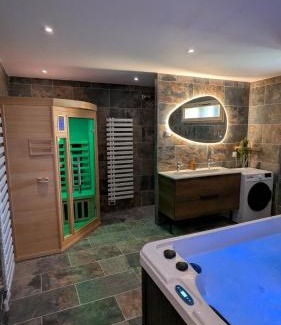 Aillon-le-Vieux Appartement | Les Crocus Oasis de bien etre avec SPA et SAUNA