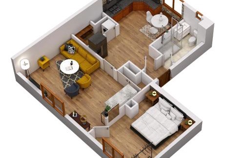 Bourgoin-Jallieu Appartement | Les Graveurs - Bourgoin-Jallieu - City Center