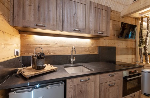 Barbey-Seroux Cabine | Les Jolis Chalets: Magnificent lodge with swimming pool and jacuzzi