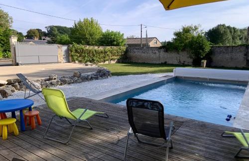 Noizay Maison | Les Prairies du Val d'Amboise Grand Gite 15 pers PMR avec piscine