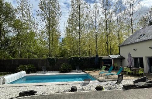 Noizay Maison | Les Prairies du Val d'Amboise Grand Gite 15 pers PMR avec piscine