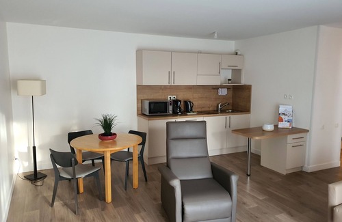 Montlucon Appartement | T3-Apartamento-Baño en la habitacion
