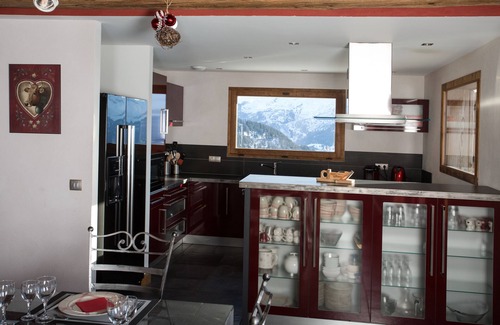 Bisanne 1500 Chalet De Ski | Les Saisies / Chalet HAUT STANDING 15 pers avec SPA Cheminée et vue Mont Blanc