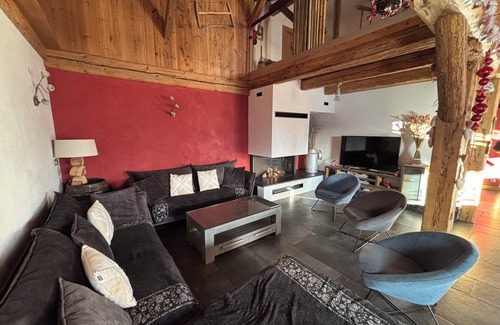 Bisanne 1500 Chalet De Ski | Les Saisies / Chalet HAUT STANDING 15 pers avec SPA Cheminée et vue Mont Blanc