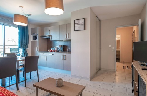 Concarneau Appartement | Les Thermes 532 - Vue mer avec piscine partagée