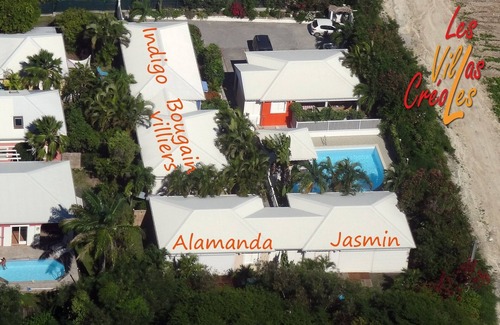 Saint-Francois Villa | Résidence LES VILLAS CREOLES à 70 mètres d'un lagon - Villa BOUGAINVILLIERS