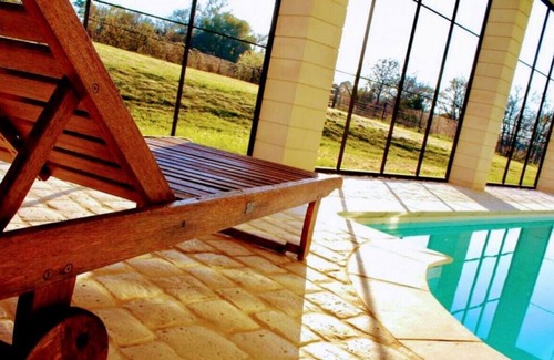 Brossac Maison | Lescure - Relaxing getaway in the middle of nature with swimming pool, for 12