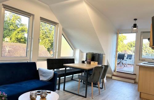 Kaltenweide Appartement | LGH-Moderne, ruhige Wohnung, Nähe zum Flughafen und Autobahn, 24h-self-check-in, vollausgestattet, DisneyPlus, Waschmaschine