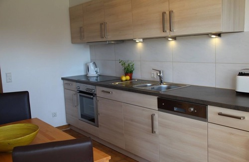 Uehlingen-Birkendorf Appartement | Lumineux, spacieux appartement, accès direct à la terrasse et pelouse