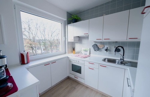 Hemfurth-Edersee Appartement | Maison d'architecte inondée de lumière dans un endroit calme FeWo "Red"