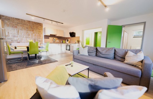 Hemfurth-Edersee Appartement | Light-flooded architect's house in a quiet location Apartment "Green"