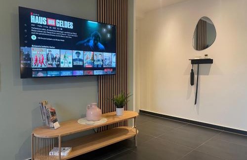 Wenden Appartement | LIGHTPLACE Größere Gruppen 4 Einzelzimmer Boxspring Smart TV Biergarten Restaurant