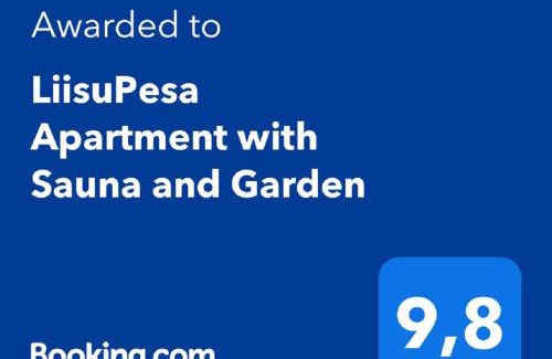 Parnu Appartement | LiisuPesa Apartment with Sauna and Garden