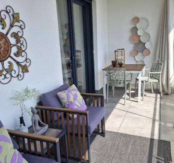 Niedernberg Appartement | Limes2Living-Loggia-Self check-in-Gratis parken