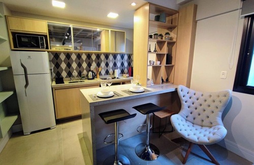 Azenha Appartement | Lindo Studio em Frente ao Parque Farroupilha com Garagem