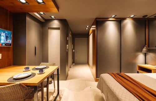 Centro Appartement | Lindo Studio, Central, Com Garagem e Academia!