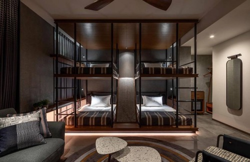 Azabu-Juban Hôtel | Lively loft room with terrace without meals / Minato-ku Tokyo