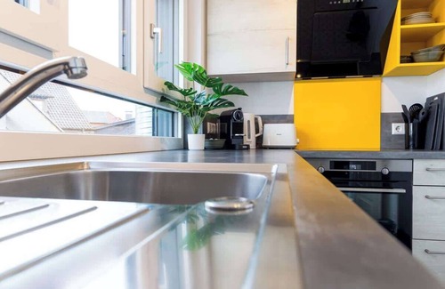 Bad Krozingen Appartement | Appartement moderne avec balcon, wifi & cuisine