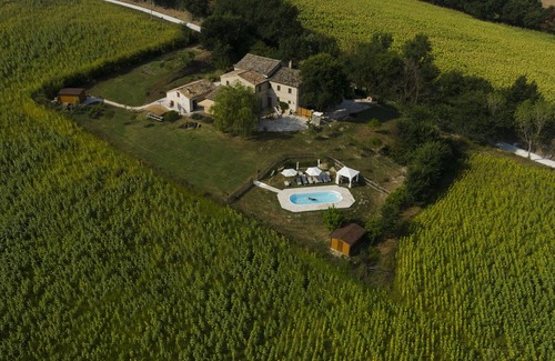 Montecarotto Villa | Locanda Nemorosa - Splendid country villa with large garden, swimming pool and spa
