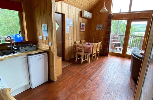 Taynuilt Cabine | Lochside Lodge de luxe avec bain à remous sur la rive du Loch Awe