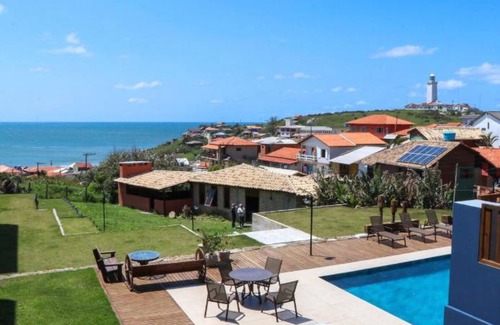 Laguna Appartement | Loft 207 com vista para a piscina e Farol