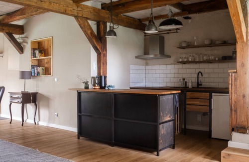 Wardow Appartement | Loft-Studio-Salle de bain privée séparée-Vue sur la cour