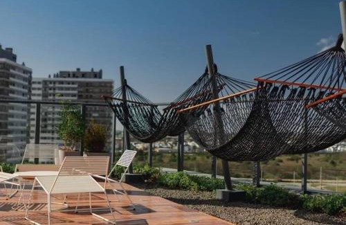 Sao Goncalo Appartement | Loft com sacada, lareira e garagem no Parque Una