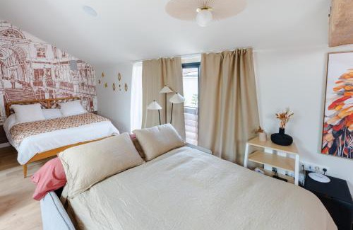 Monnieres Appartement | Loft d'architecte jacuzzi, cinema et filet habitation