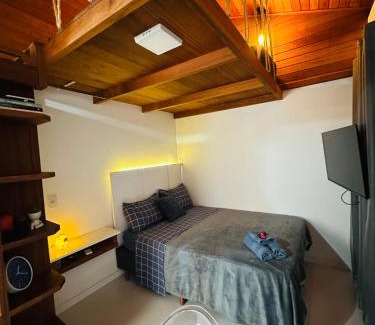 Bela Vista Appartement | Loft encantador D - 8 km de Floripa