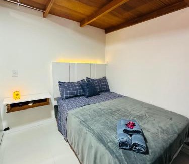 Bela Vista Appartement | Loft encantador D - 8 km de Floripa