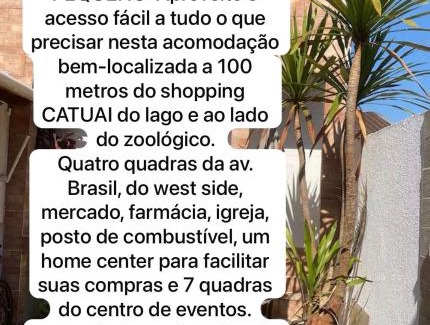 Regiao do lago Maison | Loft fundos shopping Catuai e lago