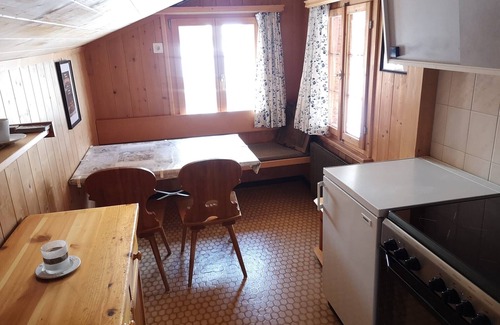 Monstein Appartement | Loft à Walserhaus, balcon, emplacement dégagée